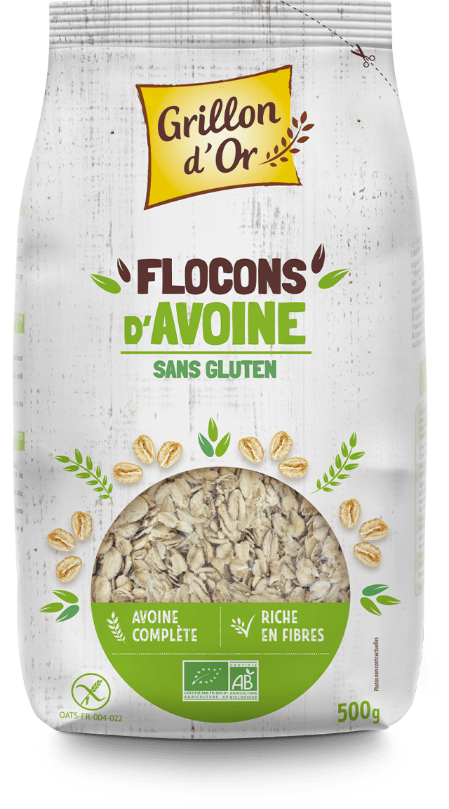 Flocons Bio** d'avoine, sans gluten commandez en ligne